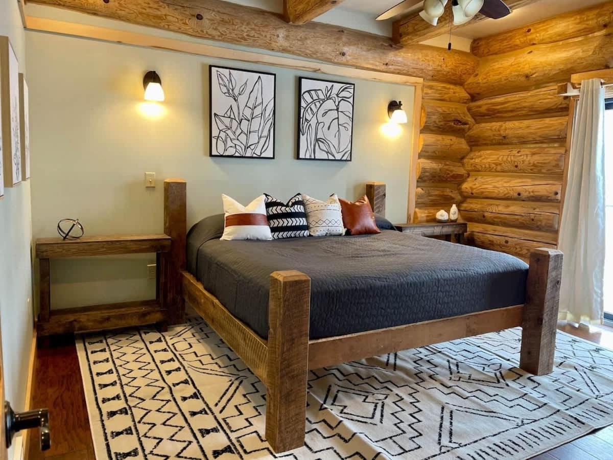 Stunning Log Cabin Getaway At The Hannu Haus Ironwood Exteriér fotografie