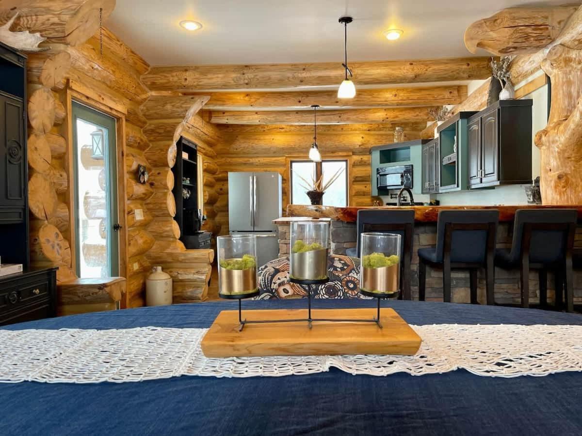 Stunning Log Cabin Getaway At The Hannu Haus Ironwood Exteriér fotografie